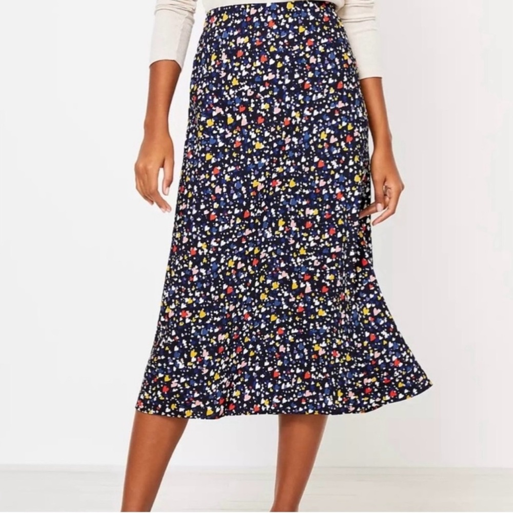 LOFT Heart Midi Skirt (size s)